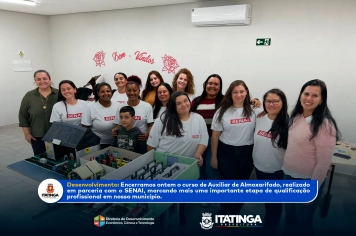 Encerramento do Curso – Auxiliar de Almoxarifado (SENAI)