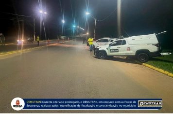 Fiscalização intensificada garante mais segurança no trânsito durante o feriado