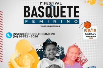 1º FESTIVAL DE BASQUETE FEMININO
