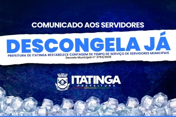 Prefeitura de Itatinga restabelece contagem de tempo de serviço dos servidores municipais