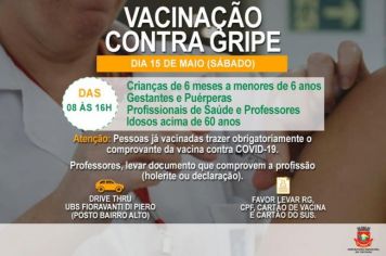 VACINAÇÃO CONTRA GRIPE!