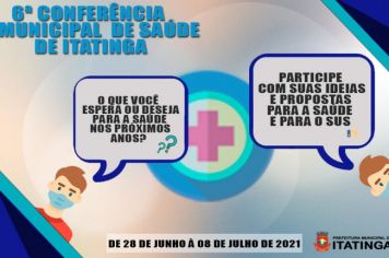 6ª Conferência Municipal de Saúde de Itatinga