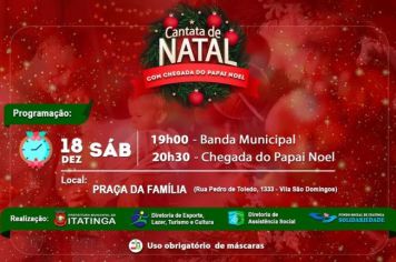 CANTATA DE NATAL E CHEGADA DO PAPAI NOEL