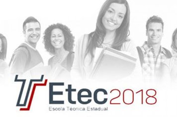 Estão abertas as inscrições para os cursos técnicos da Etec. 