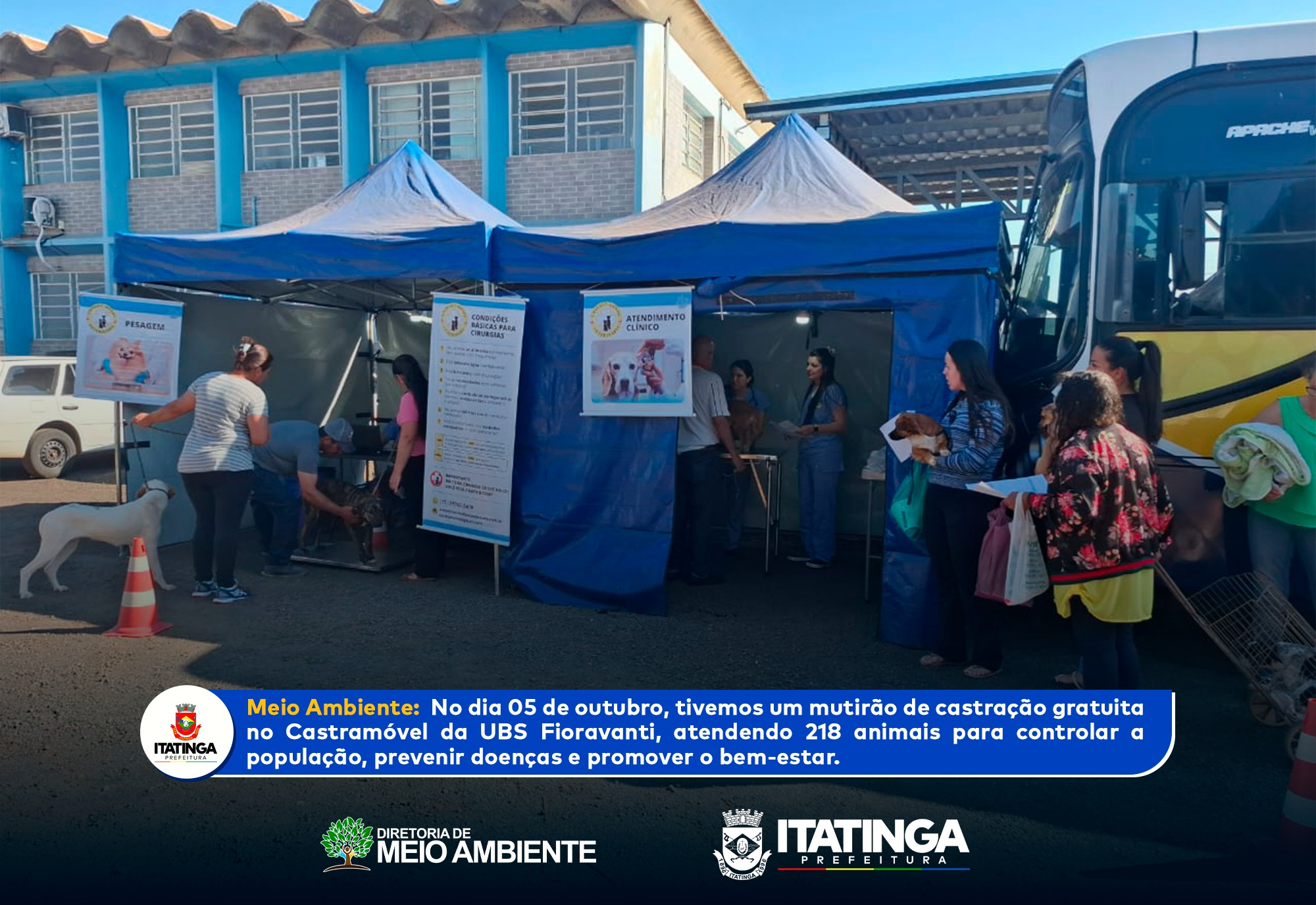 Mutirão de Castração em Itatinga