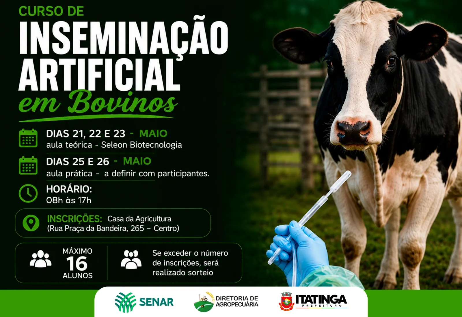 Curso de Inseminação Artificial em Bovinos
