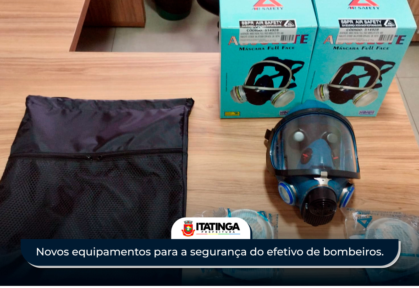 NOVOS EQUIPAMENTOS PARA A SEGURANÇA DO EFETIVO DE BOMBEIROS