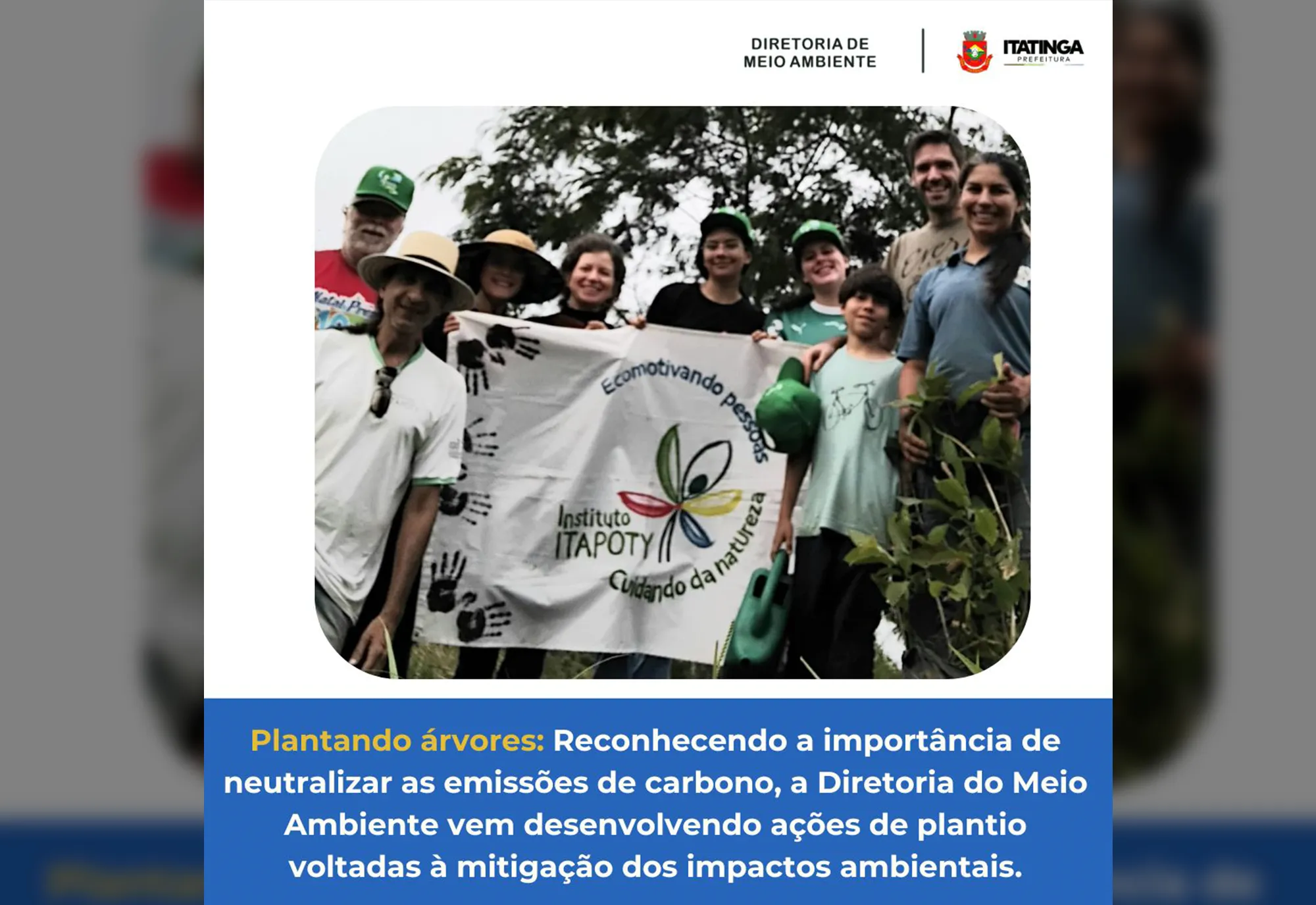 Itatinga é pioneira em sustentabilidade