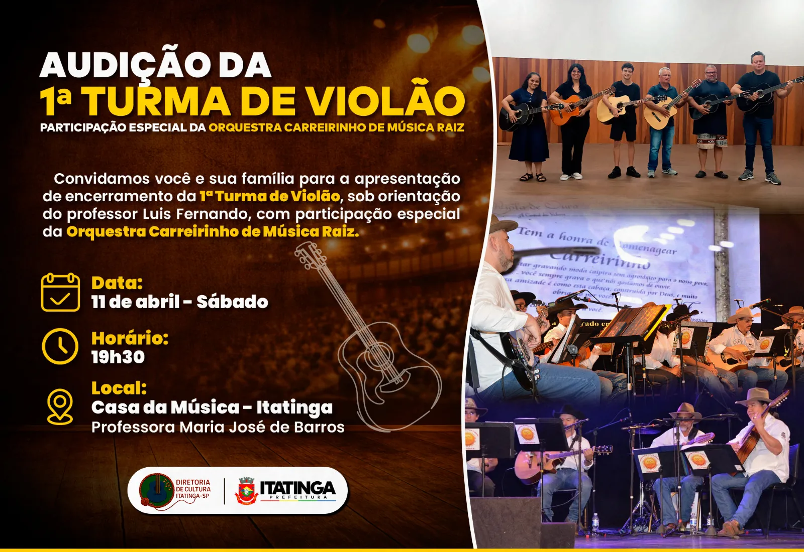Audição da 1ª Turma de Violão
