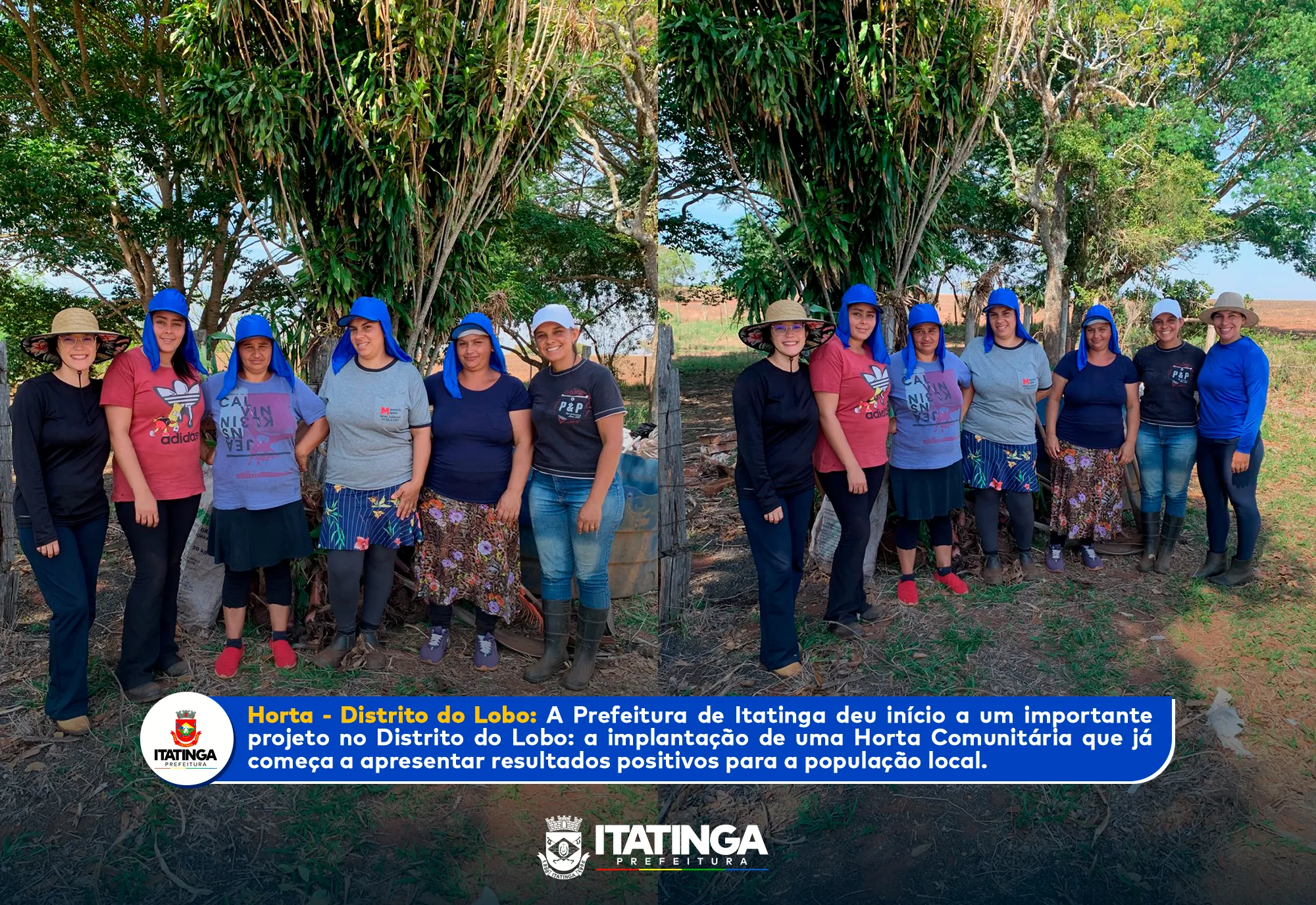 Horta Comunitária no Distrito do Lobo fortalece geração de renda e inclusão social