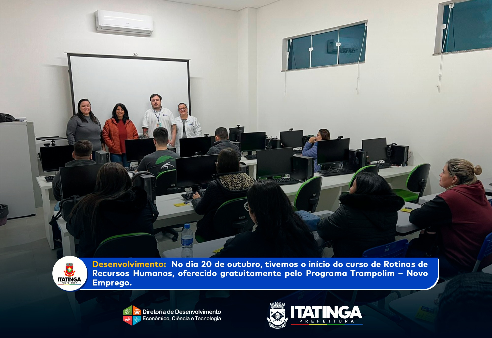 INÍCIO DO CURSO DE ROTINAS DE RECURSOS HUMANOS