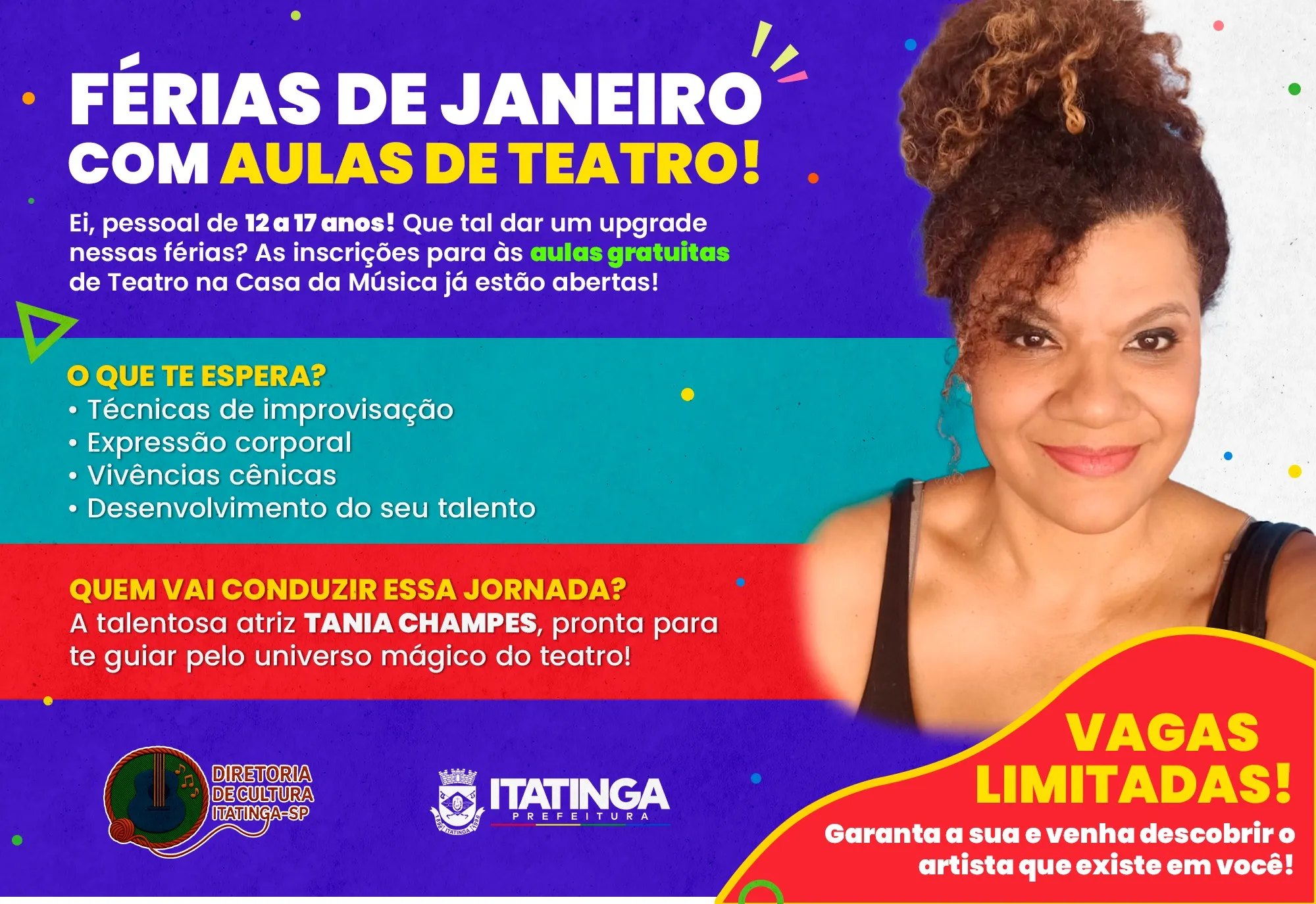Novidade na Cultura: Aulas Gratuitas de Teatro para Adolescentes