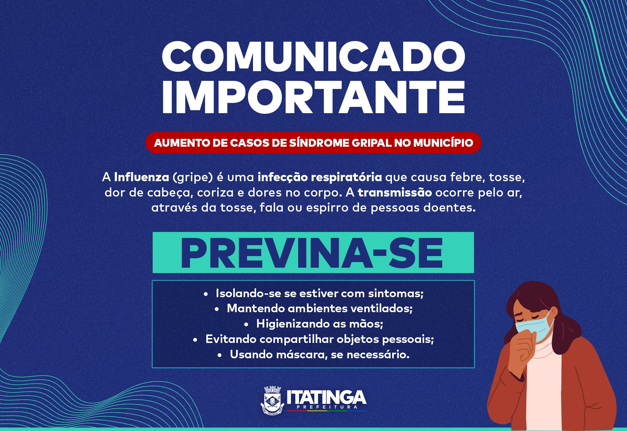 COMUNICADO IMPORTANTE – AUMENTO DE CASOS DE SÍNDROME GRIPAL