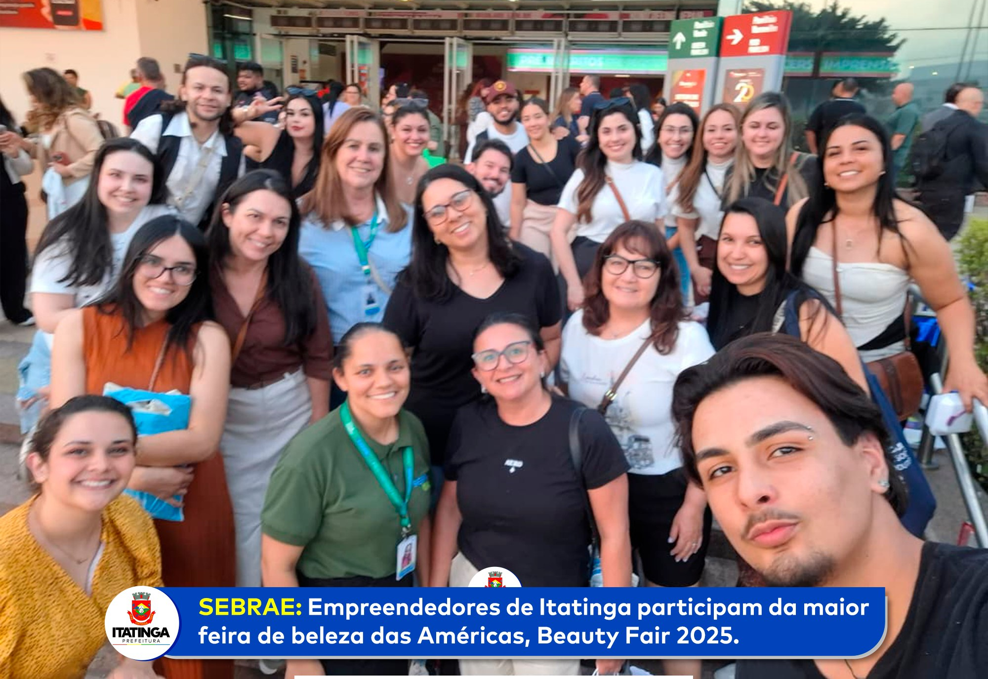 Empreendedores de Itatinga participam da maior feira de beleza das Américas