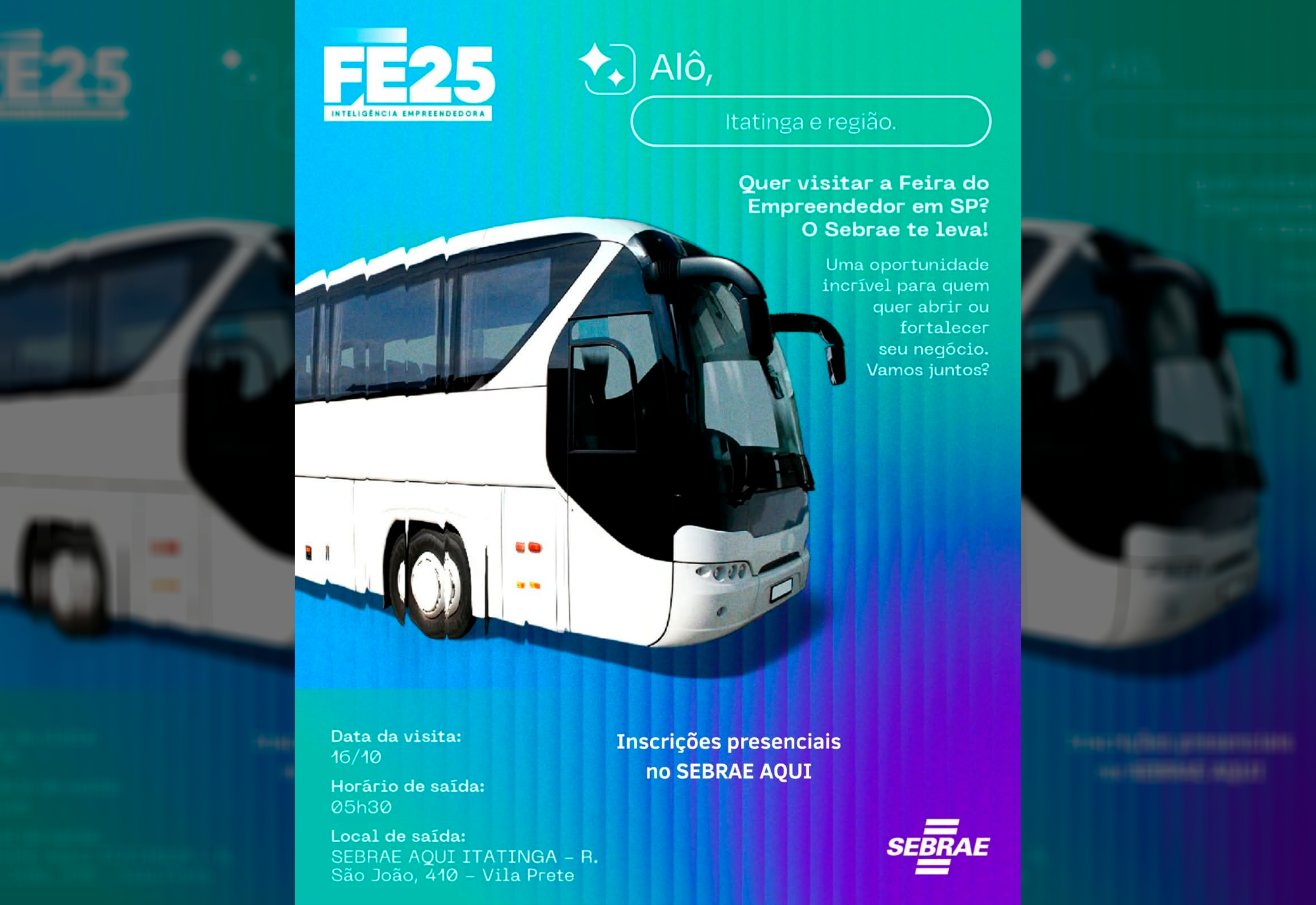 INSCRIÇÕES FINALIZADAS 