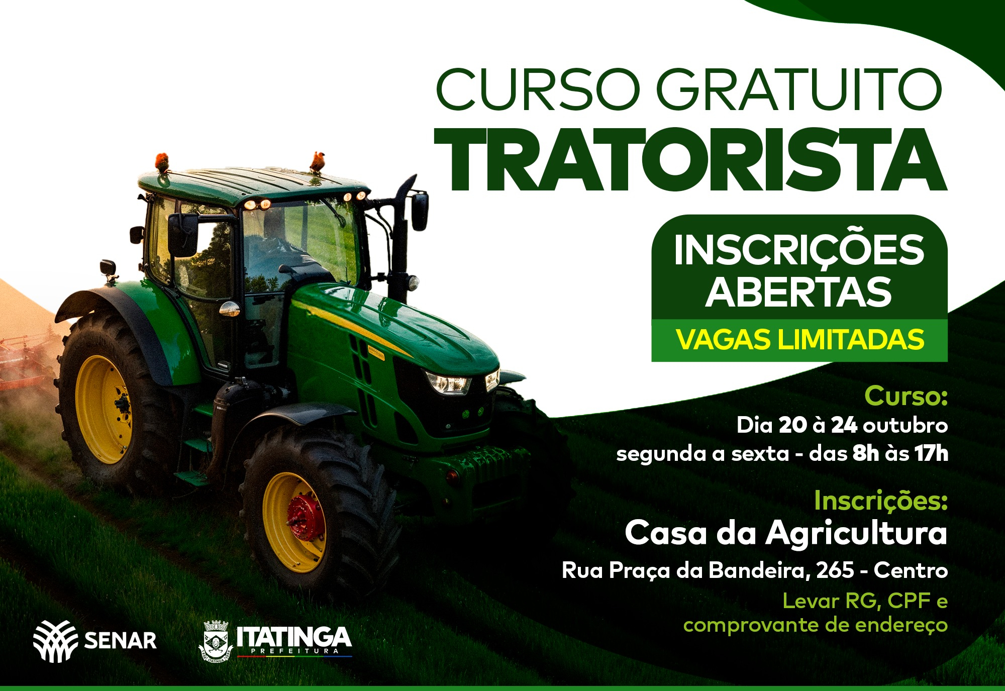 CURSO DE TRATORISTA
