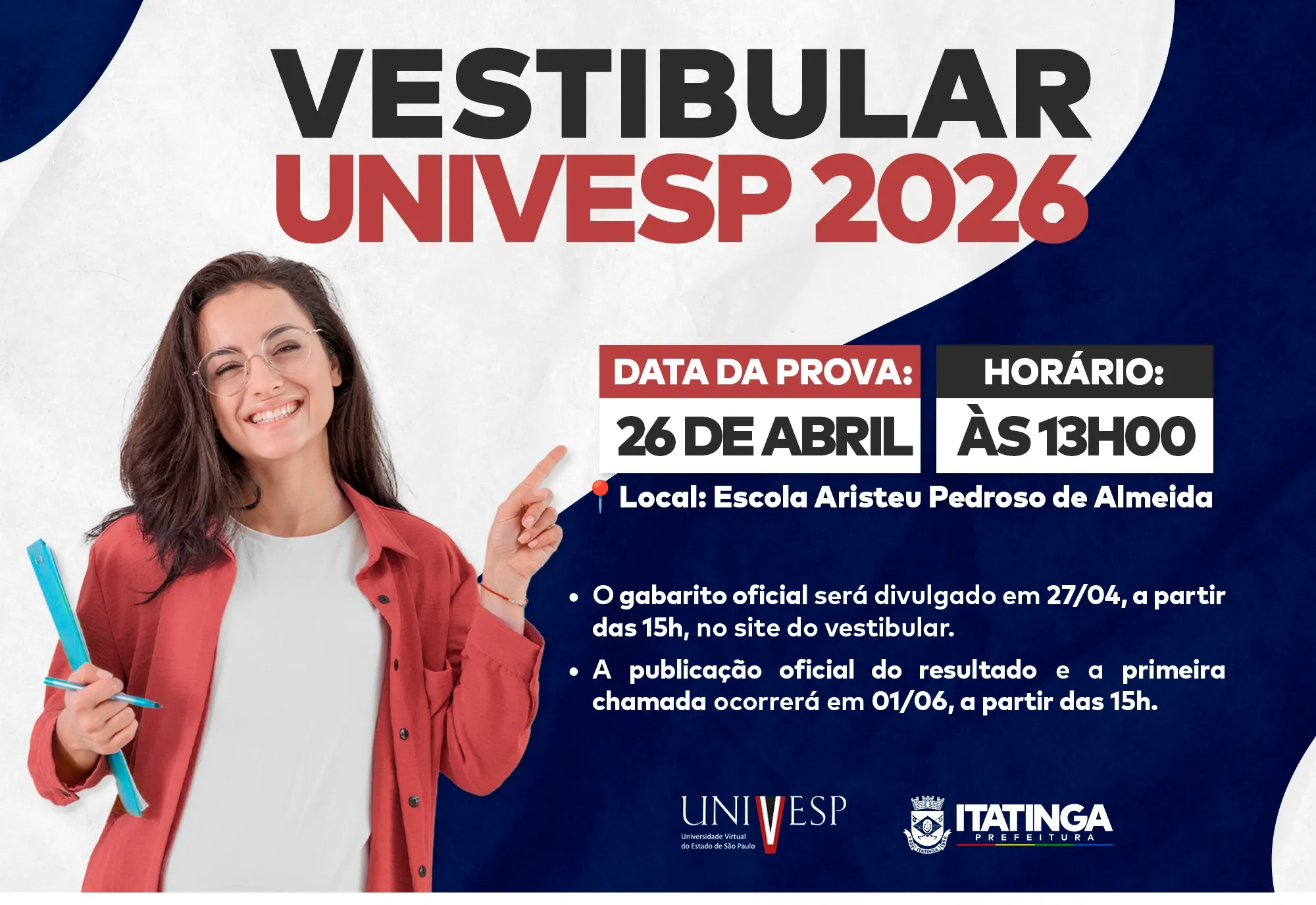   PROVA - VESTIBULAR UNIVESP!