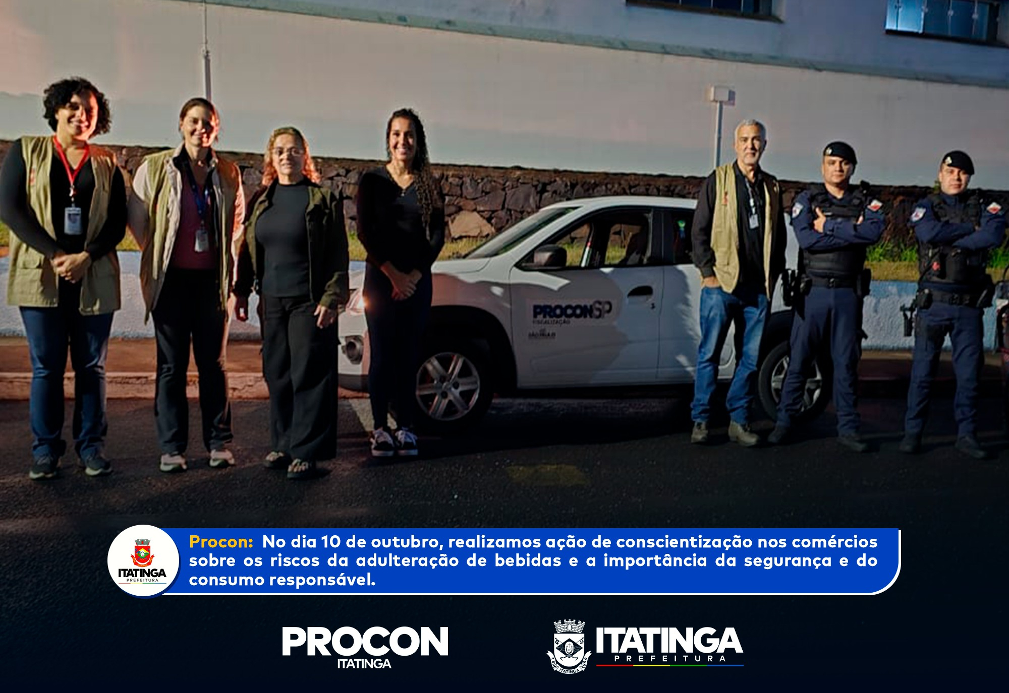 Ação de Conscientização nos Comércios – #DeOlhoNoCopo