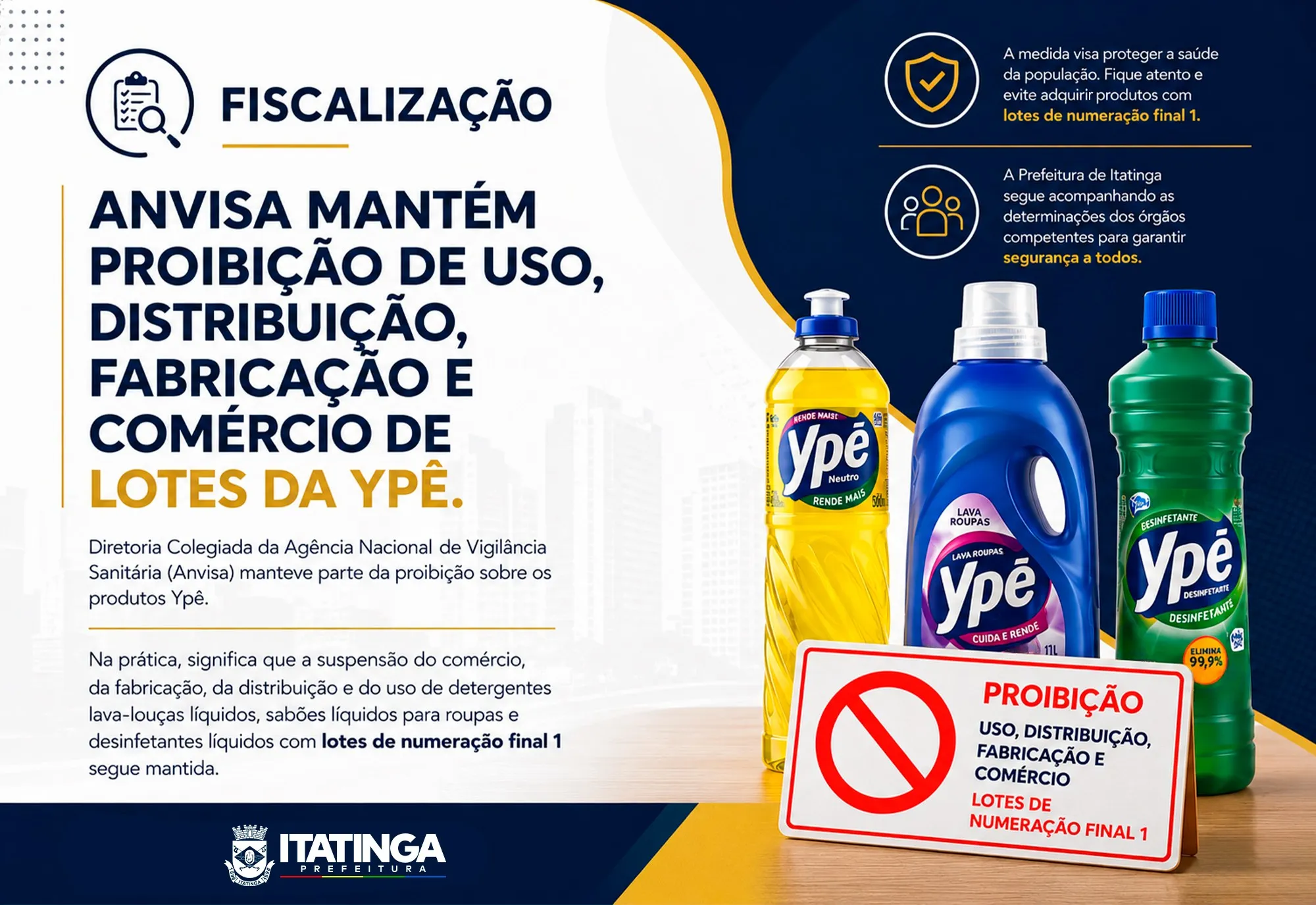 Fiscalização e Alerta à População